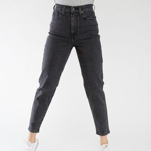 Levi's Taper High Waisted Black Jeans
